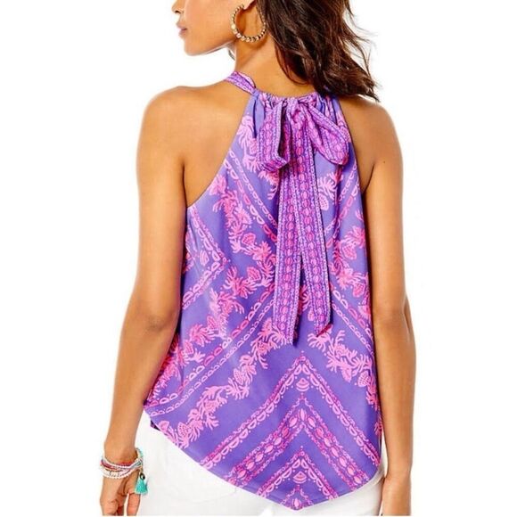 Lilly Pulitzer Julien Blouse XS - Picture 3 of 8